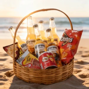 Cesta de Cervejas - Corona