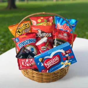 Cesta de Chocolates e Guloseimas